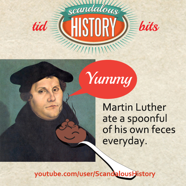 Martin Luther feces