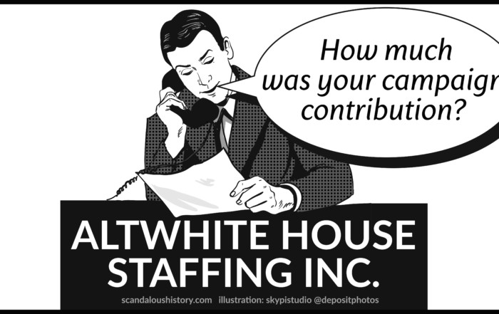 AltWhite House Staff bought and paid for